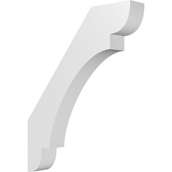 Ekena Millwork 4-in. W x 24-in. D x 30-in. H Olympic Architectural Grade PVC Knee Brace BRCP04X24X30OLY - main